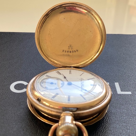 SOLD🚫Elgin Gold Keystone Hunter Case Pocket Watch - Picture 8 of 12